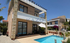 Fully furnished Pegeia villa with pool sea view 