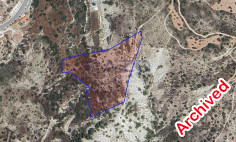 Large sea view field for sale in Asgata , Limassol