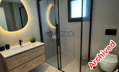 Modern 1 bedroom top floor apartment sea view Ypsonas 