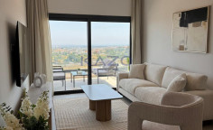 Modern 1 bedroom top floor apartment sea view Ypsonas 