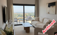Modern 1 bedroom top floor apartment sea view Ypsonas 