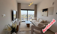 Modern 1 bedroom top floor apartment sea view Ypsonas 