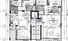 Modern two bedroom penthouse in central Mesa Geitonia 