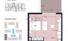 Modern studio apartment in central Chrysopolitissa area 