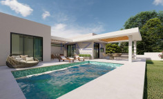 Modern detached house in Moni with private pool 