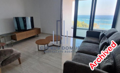 For rent fully furnished 1 bedroom seafront apartment in Germasogeia 