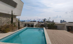Spacious furnished villa with sea view in Mouttagiaka 