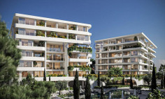 Modern Kato Paphos apartment sea view pool 