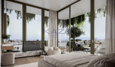Modern Kato Paphos apartment sea view pool 