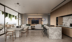 Modern 3 bedroom apartment Kato Paphos sea view 
