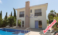 Spacious Pissouri detached home with pool rental 