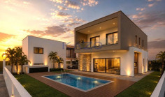 4-bed detached house with pool in Agios Athanasios 