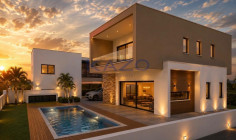 4-bed detached house with pool in Agios Athanasios 