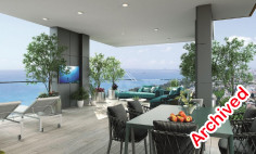 Luxury 1 bedroom apartment in high-rise tower, Germasogeia 