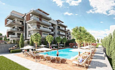 Luxury 2 bedroom penthouse with swimming pool for sale in Mouttagiaka