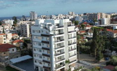 Top floor apt in a modern tower close to the american academy, Larnaca center 