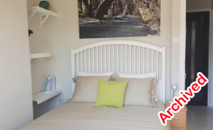 Renovated 2 bedroom house on Dekelia road 20 meters from the beach 