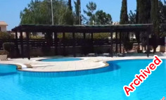 3 bedrooms ground floor apartment in afrodite hills 