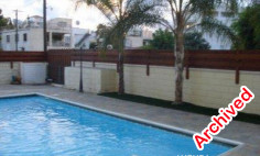 3 bedroom furnished apartment with swimming pool to rent in Agias Zonis