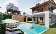Large 5 bedroom house with swimming pool for sale in Parekklisia