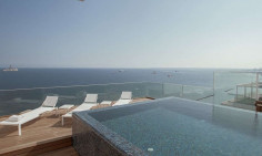 4 bedroom furnished penthouse with swimming pool to rent in Neapolis