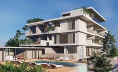 Large 1 bedrooms apartment with swimming pool for sale in Kato Paphos