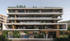 Luxury two bed apartment with swimming pool for sale in Germasogeia