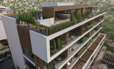 Spacious 2 bedroom penthouse with swimming pool for sale in Germasogeia