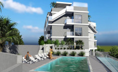 Lovely 2 bedrooms penthouse with swimming pool for sale in Agios Athanasios