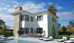 4 bedroom villa with swimming pool for sale in Oroklini