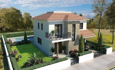 4 bedroom villa with swimming pool for sale in Oroklini