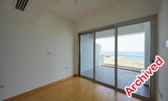 Beach front apartment in Larnaca town 