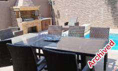 4 bedroom furnished villa with swimming pool to rent in Potamos tis Germasogeias