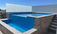 Luxury 3 bedrooms penthouse with swimming pool for sale in Germasogeia
