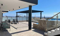 Luxury 3 bedrooms penthouse with swimming pool for sale in Germasogeia