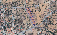Large 5352m2 field for sale in Apesia village with plans for 21 houses , Limassol