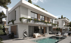 Modern seafront villa with pool and views Modern seafront villa with pool and views