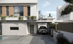 Modern seafront villa with pool and views Modern seafront villa with pool and views