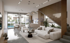 Modern seafront villa with pool in Paralimni 