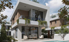 Modern seafront villa with pool in Paralimni 