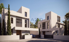 Modern Deryneia villa for sale with pool 