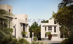 Modern Deryneia villa for sale with pool 