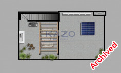 Modern Deryneia villa with pool sea view 