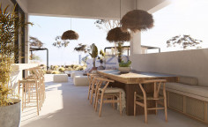 Modern seafront apartment with pool in Protaras 