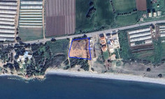 Large seafront plot in Zygi with plans for 2 villas and division submitted for planning permit , Larnaca