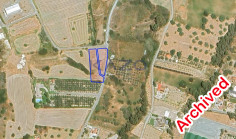 Land reform field in Moni near the sea, with electricity, water & phone utilities , Limassol