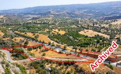 Two agricultural fields in Peristerona, Paphos 
