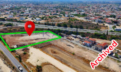 Large development plot with permits for sale in Kolossi village , Limassol