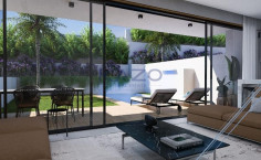 Modern ground floor apartment with sea view Agia Fyla 