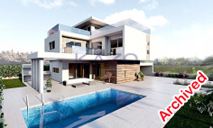 Modern Pyla villa with sea view and pool 
